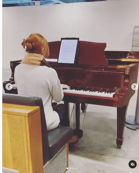 Public piano in City of Edinburgh, Scotland, United Kingdom