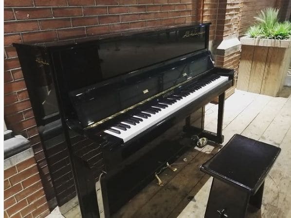 Public piano in Nijmegen, Gelderland, Netherlands
