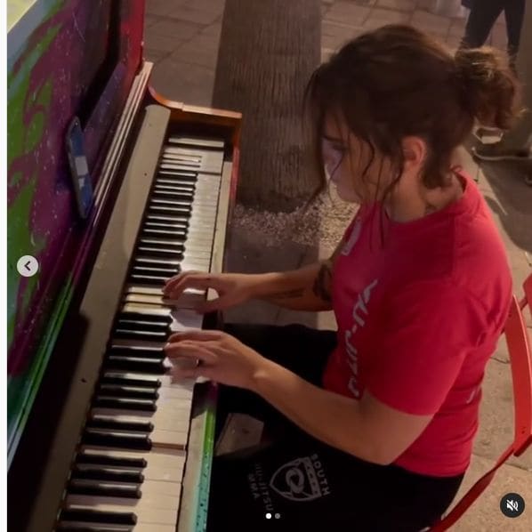 Public piano in Tampa, Florida, United States