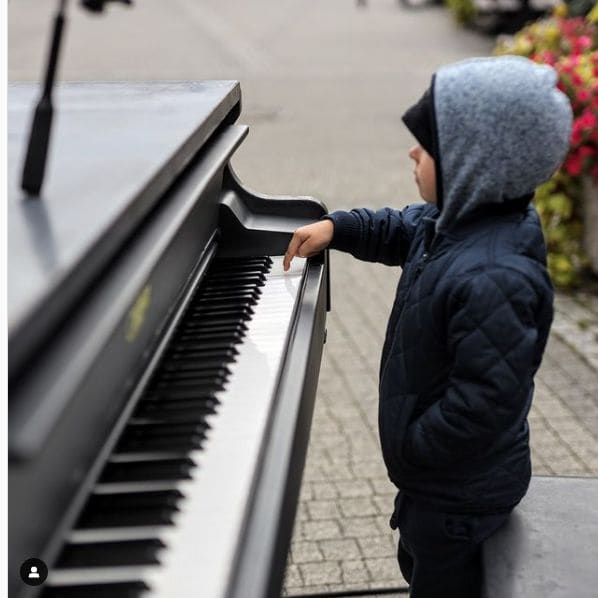 Public piano in Mikołów County, Silesian Voivodeship, Poland