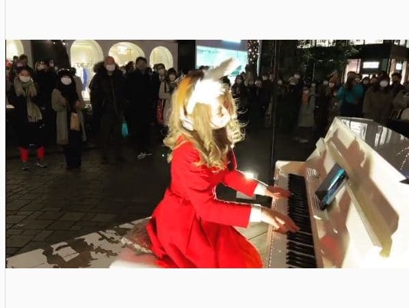 Public piano in Chiyoda, Japan