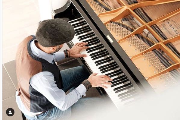 Public piano in Canton Mersch, Luxembourg