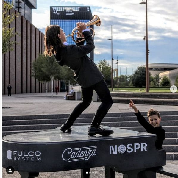 Public piano in Siemianowice Śląskie, Silesian Voivodeship, Poland