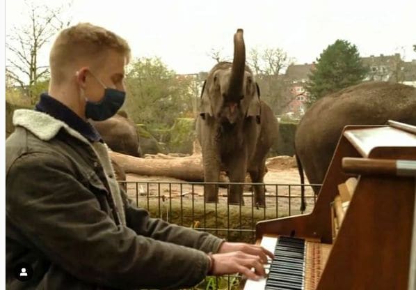 Public piano in Cologne, North Rhine-Westphalia, Germany