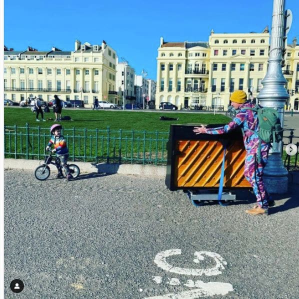 Public piano in Brighton, England, United Kingdom