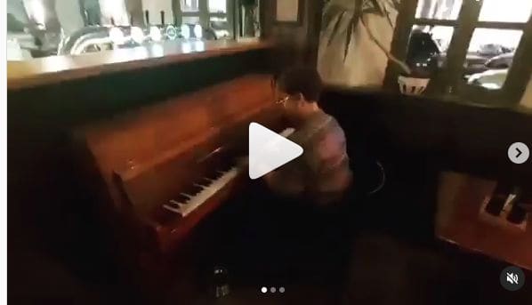 Public piano in Budapest, Hungary
