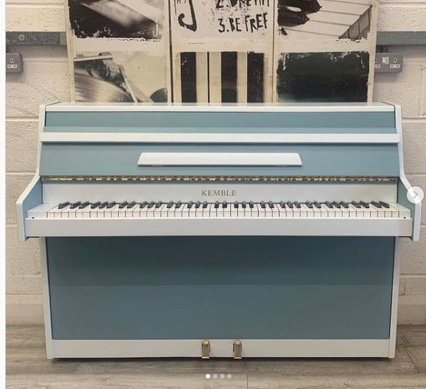 Public piano in South Derbyshire, England, United Kingdom