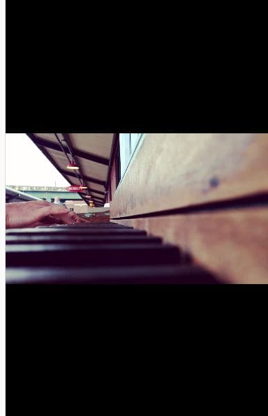 Public piano in Charleston, West Virginia, United States