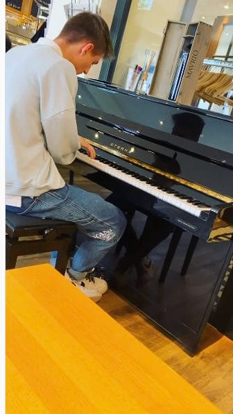 Public piano in Bern, Bern, Switzerland