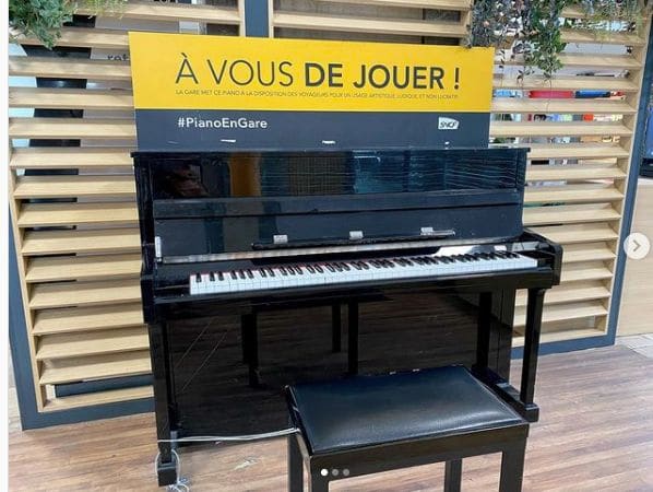Public piano in Nancy, Grand Est, France