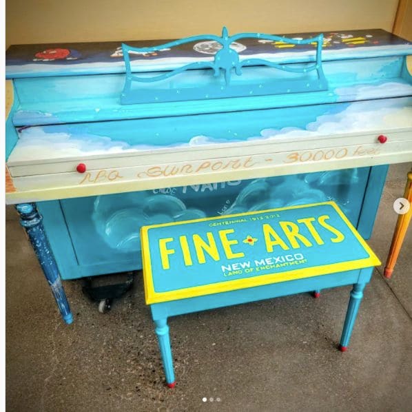 Public piano in Rio Rancho, New Mexico, United States