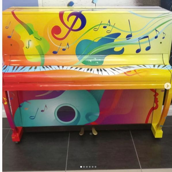 Public piano in Thames-Coromandel District, Waikato, New Zealand