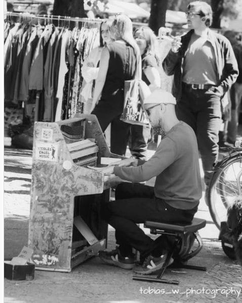 Public piano in Berlin, Berlin, Germany