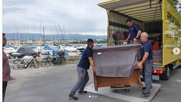 Public piano in Geneva, Geneva, Switzerland