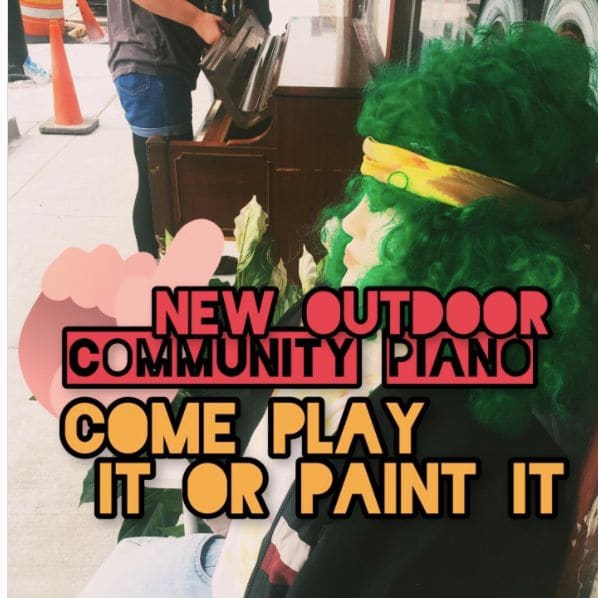 Public piano in Jackson County, Illinois, United States