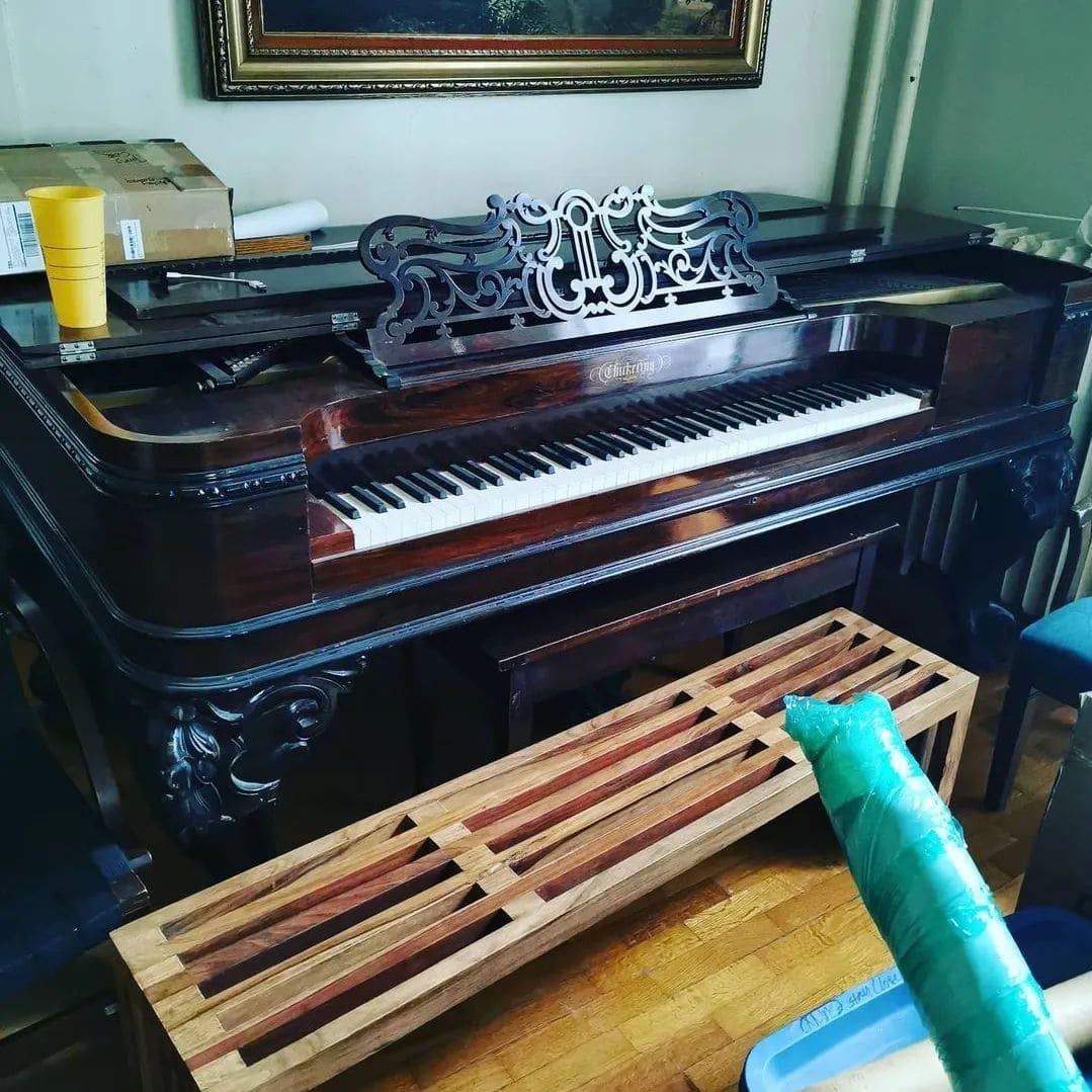 Public piano in Quinte West, Ontario, Canada