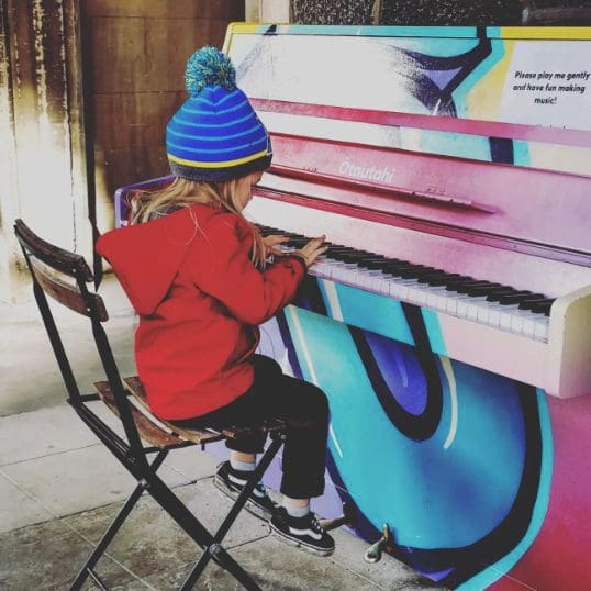 Public piano in Linwood-Central-Heathcote Community, Canterbury, New Zealand