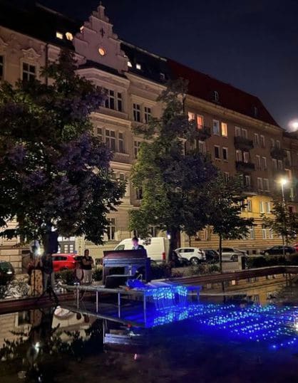 Public piano in Szczecin, West Pomeranian Voivodeship, Poland