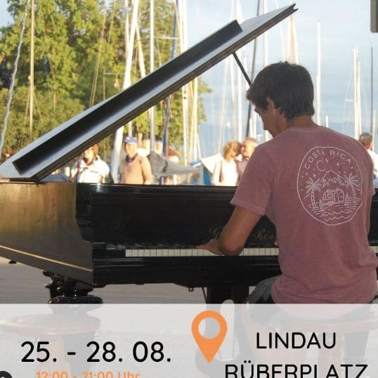 Public piano in Landkreis Lindau, Bavaria, Germany