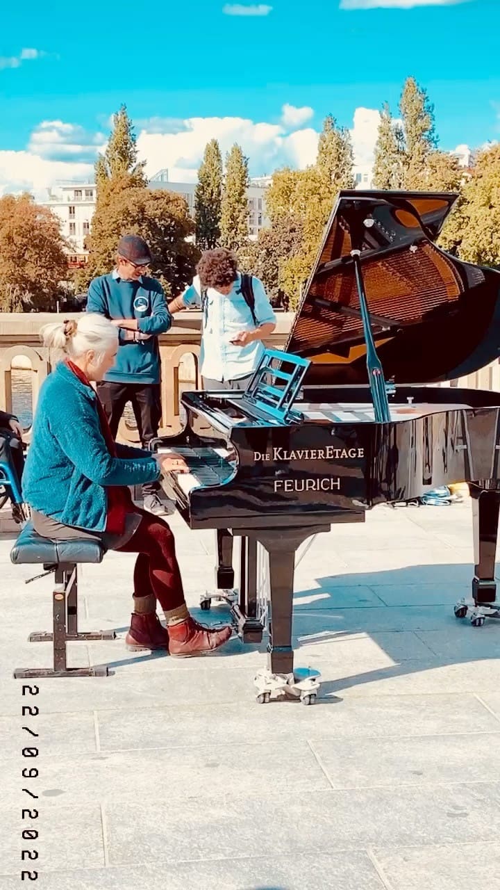 Public piano in Berlin, Germany