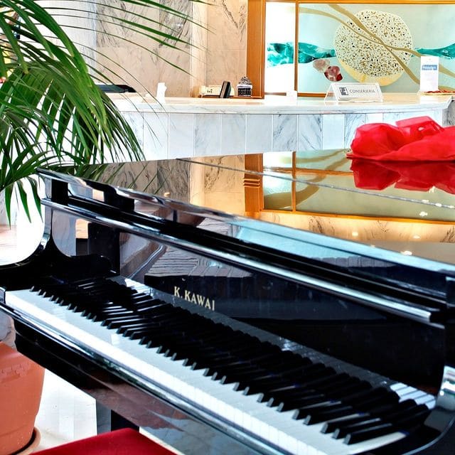 Public piano in Cantón Cañas, Costa Rica