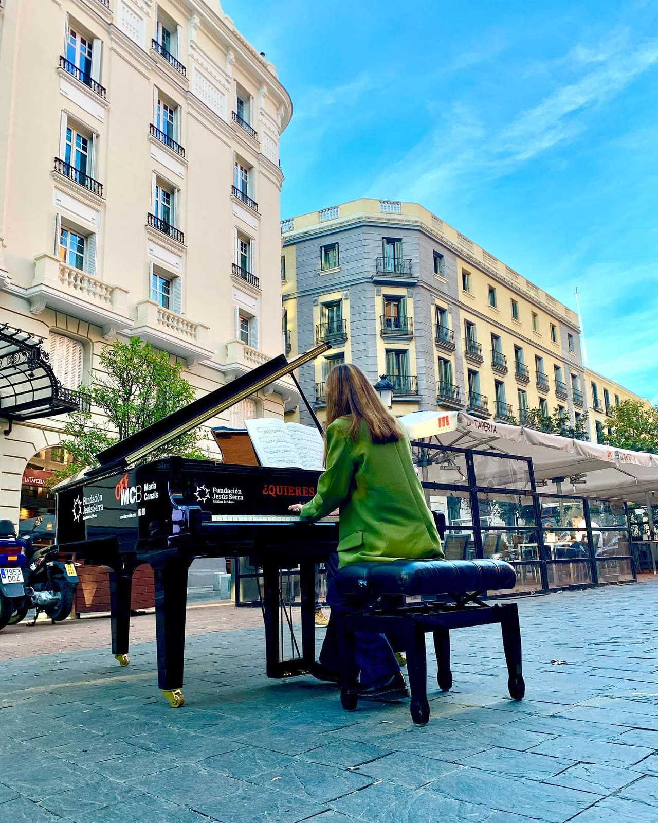 Public piano in Madrid, Community of Madrid, Spain