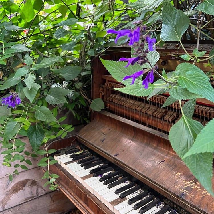 Public piano in London, England, United Kingdom