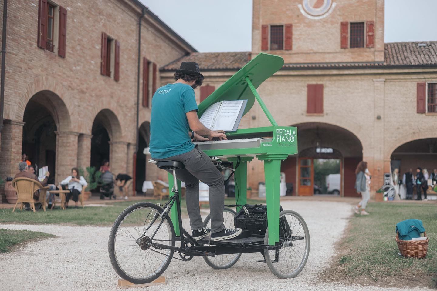 Public piano in Modena, Emilia-Romagna, Italy