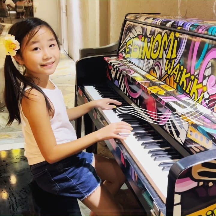 Public piano in Honolulu, Hawaii, United States