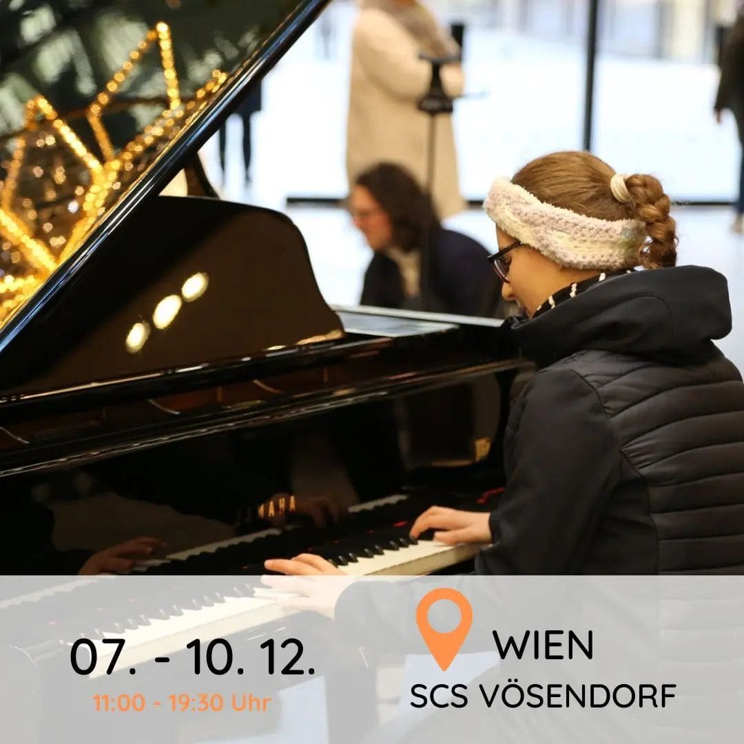 Public piano in Gemeinde Vösendorf, Lower Austria, Austria