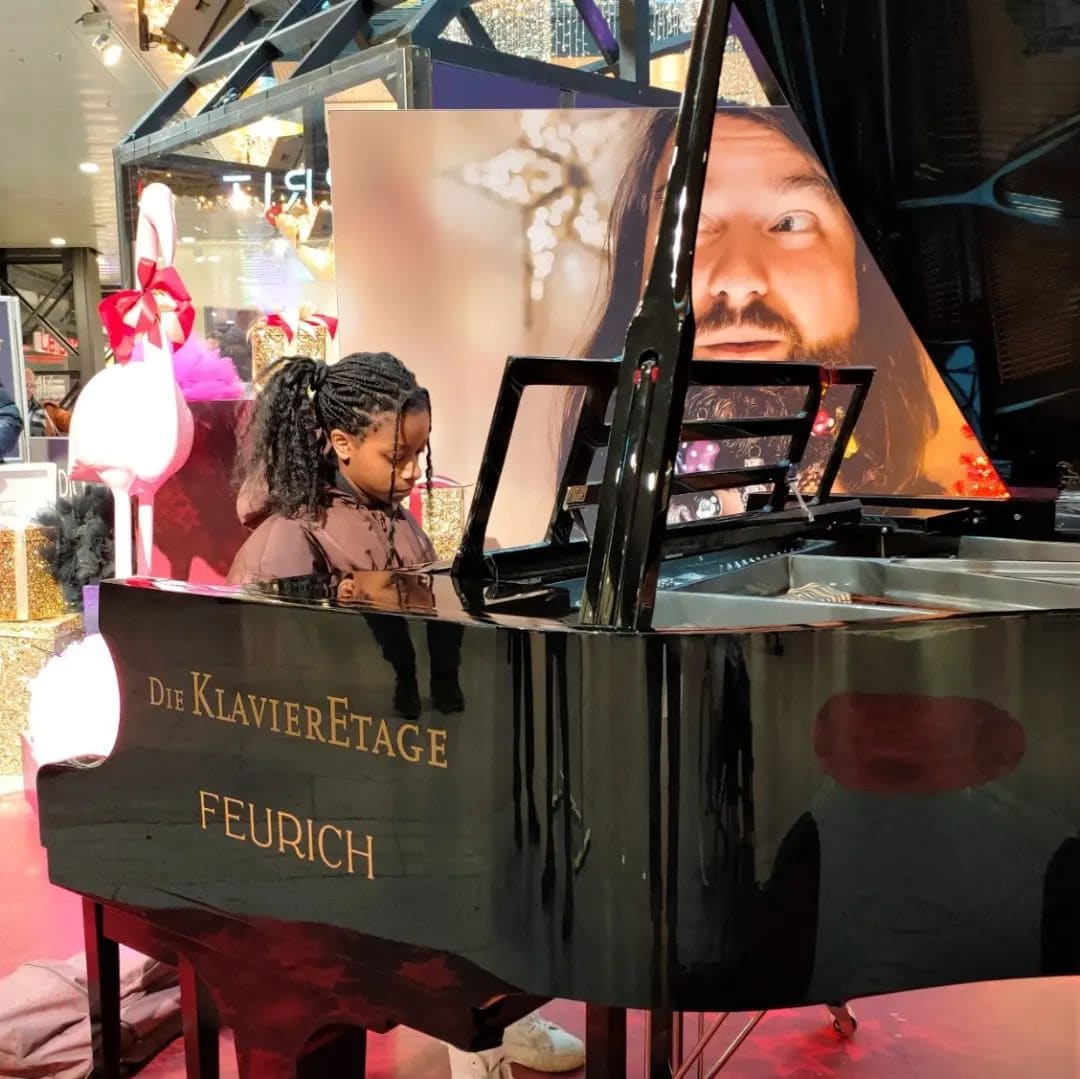 Public piano in Berlin, Germany