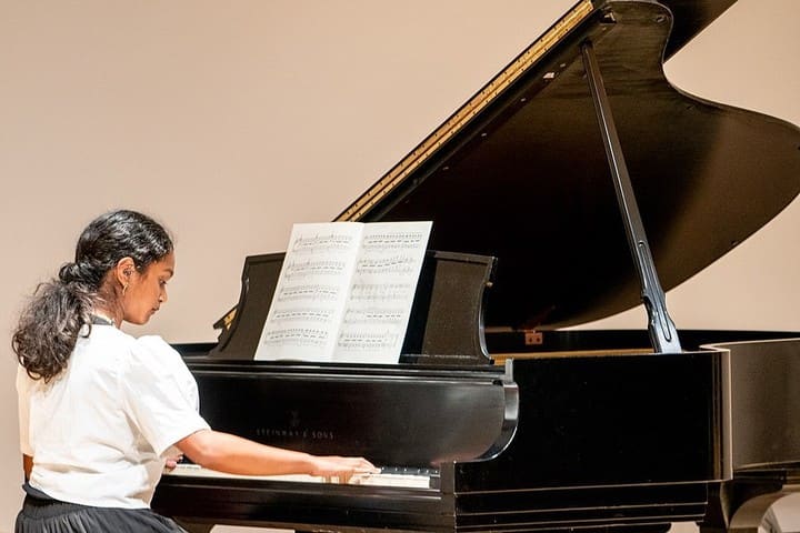 Public piano in Decatur County, Kansas, United States