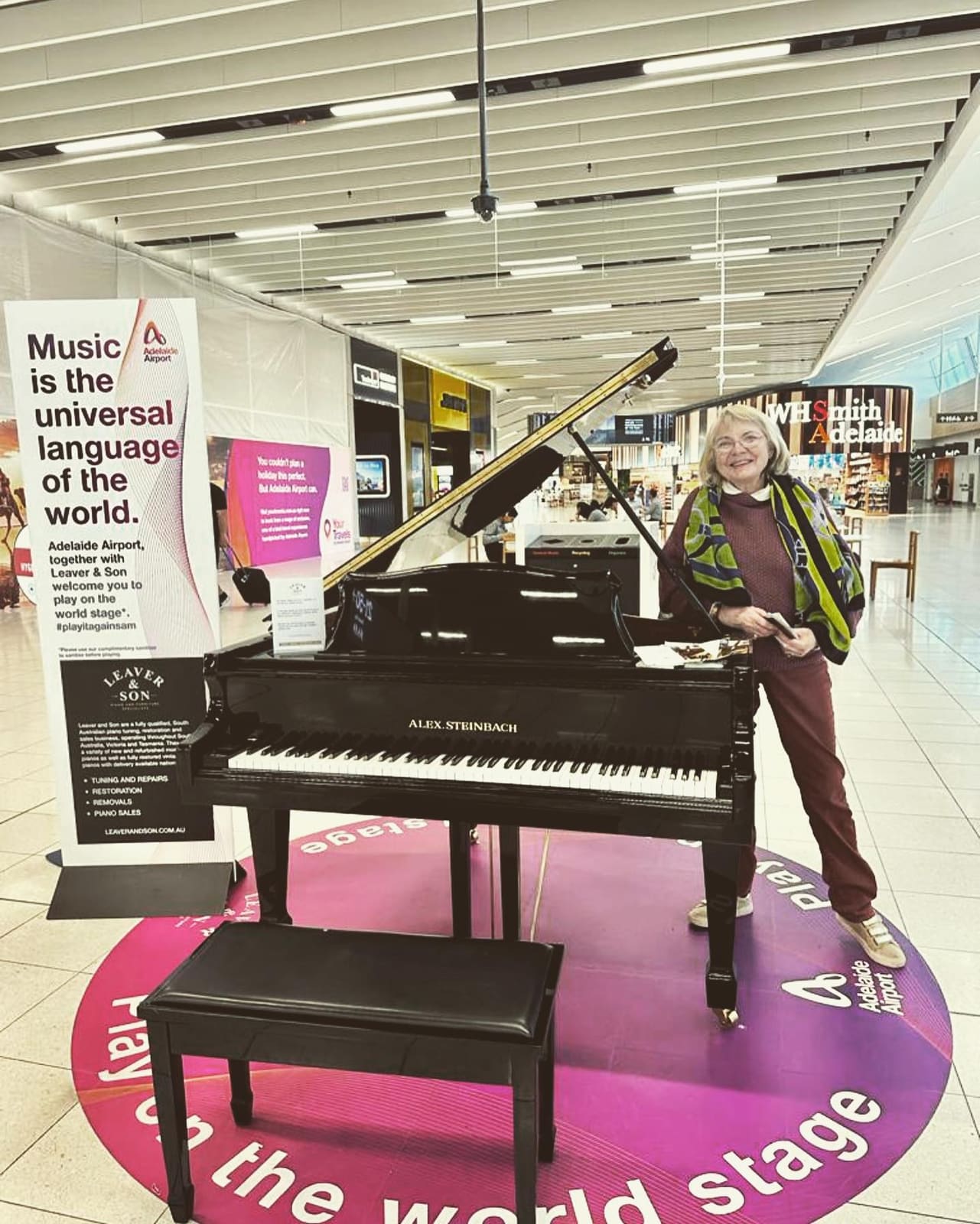 Public piano in Adelaide, South Australia, Australia