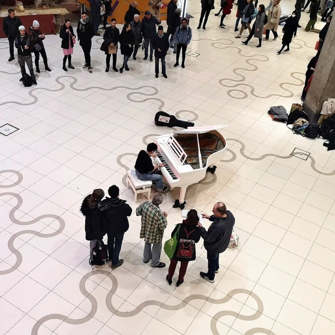 Public piano in Vienna, Austria