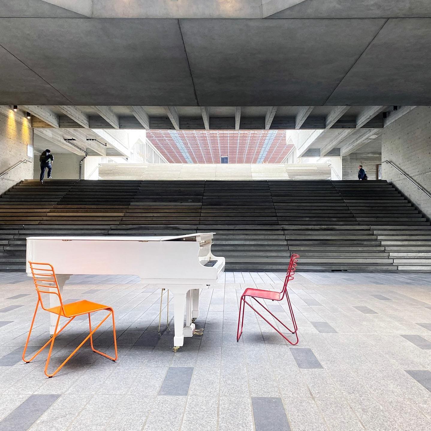 Public piano in Burnaby, British Columbia, Canada