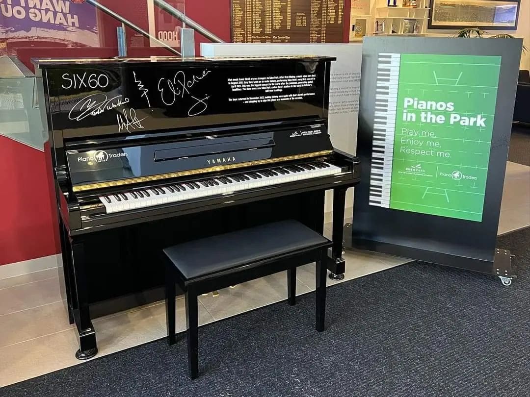 Public piano in Albert-Eden, Auckland, New Zealand