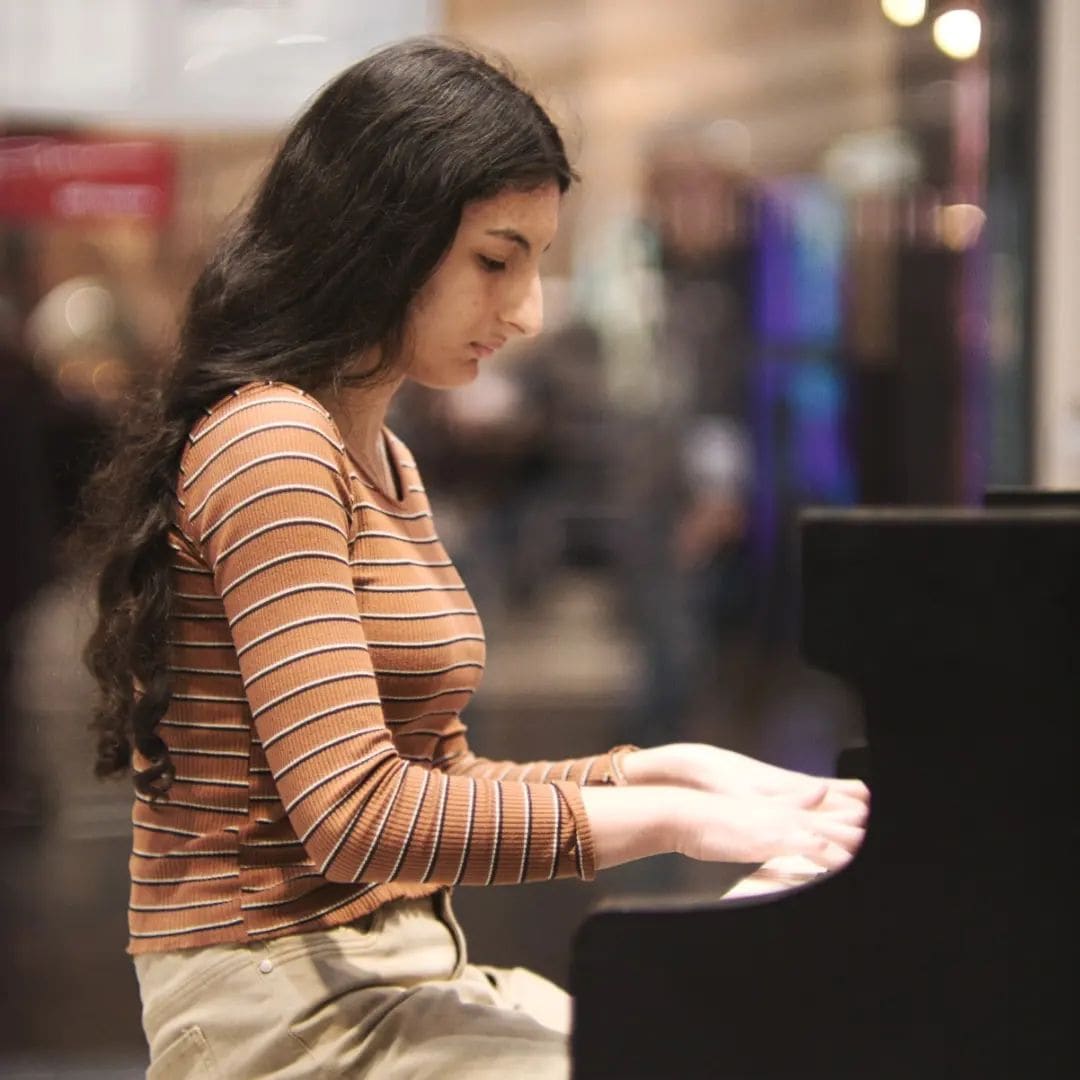 Public piano in Gemeinde Bürs, Vorarlberg, Austria