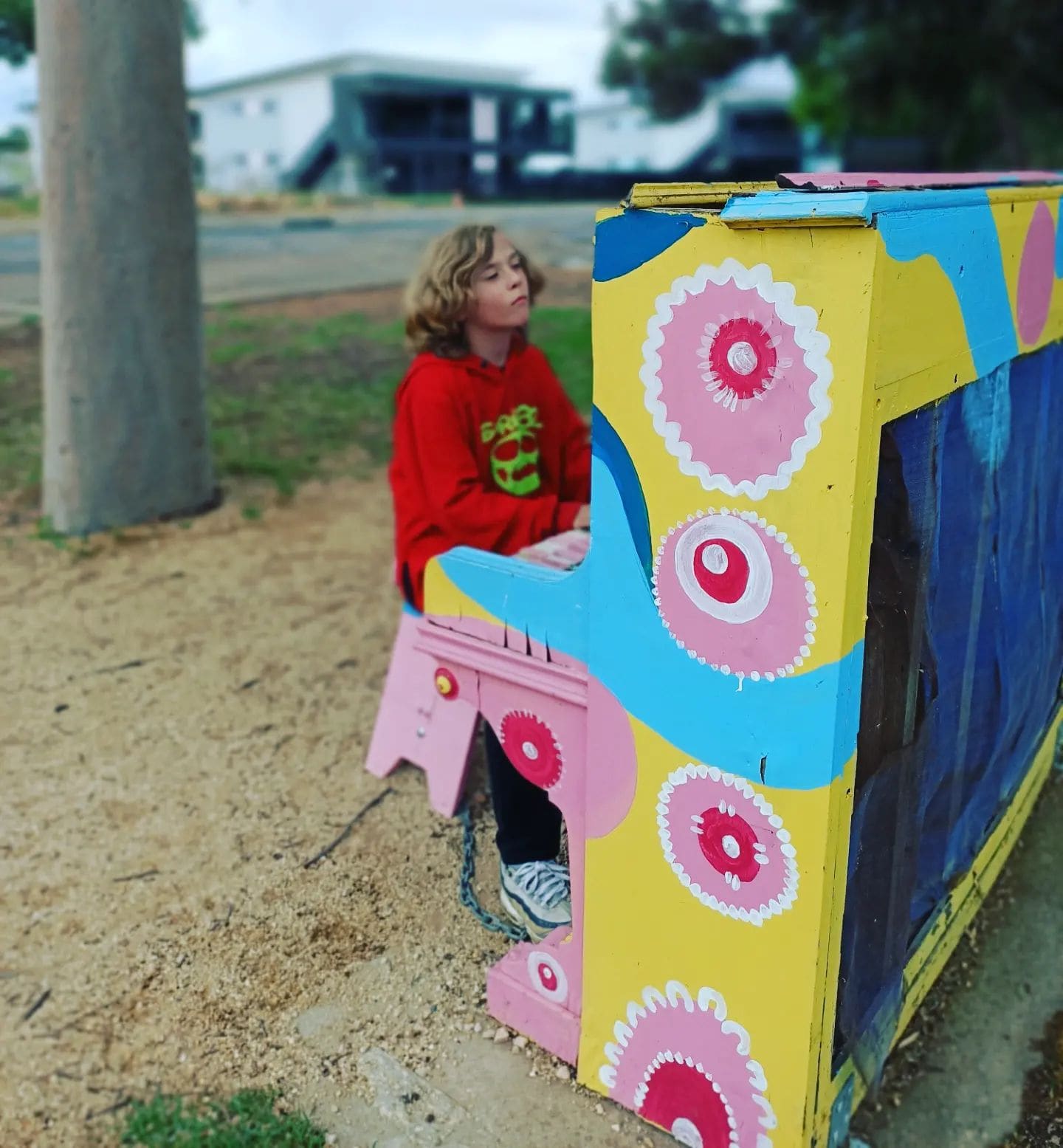 Public piano in The Berri Barmera Council, South Australia, Australia