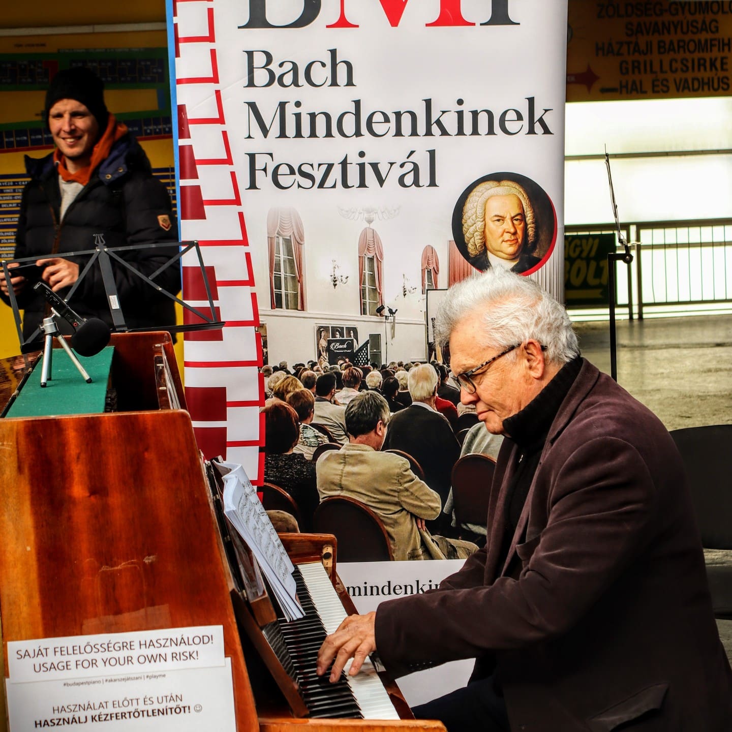Public piano in Budapest, Hungary