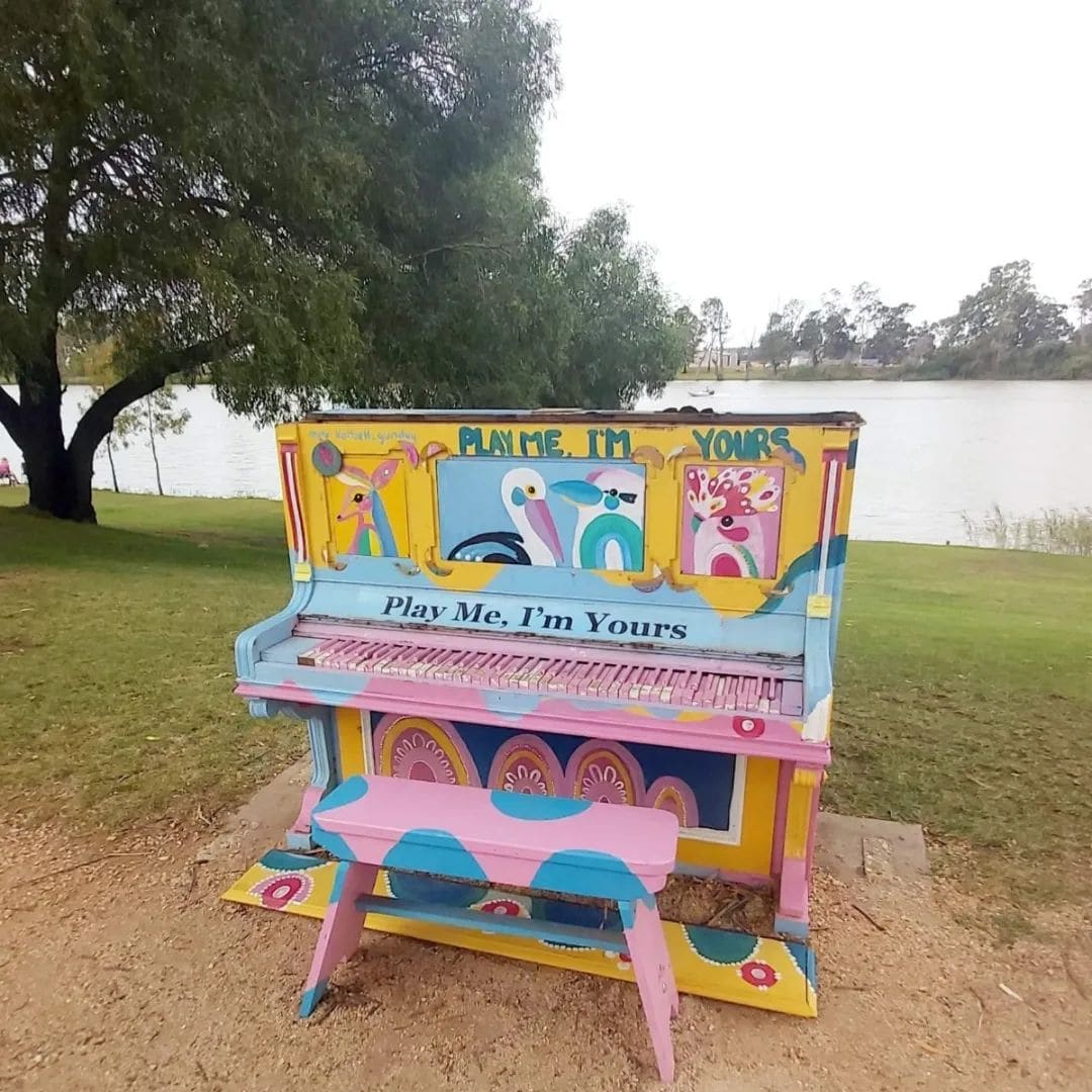 Public piano in Adelaide, South Australia, Australia