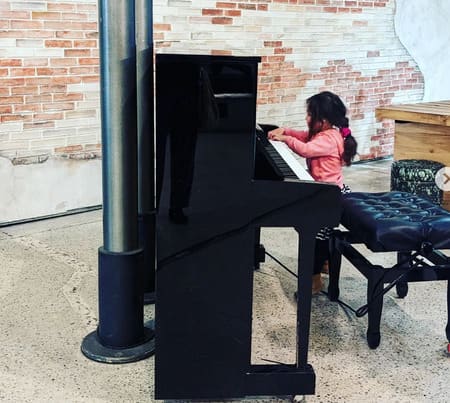 Public piano in Monaco-Ville, Monaco