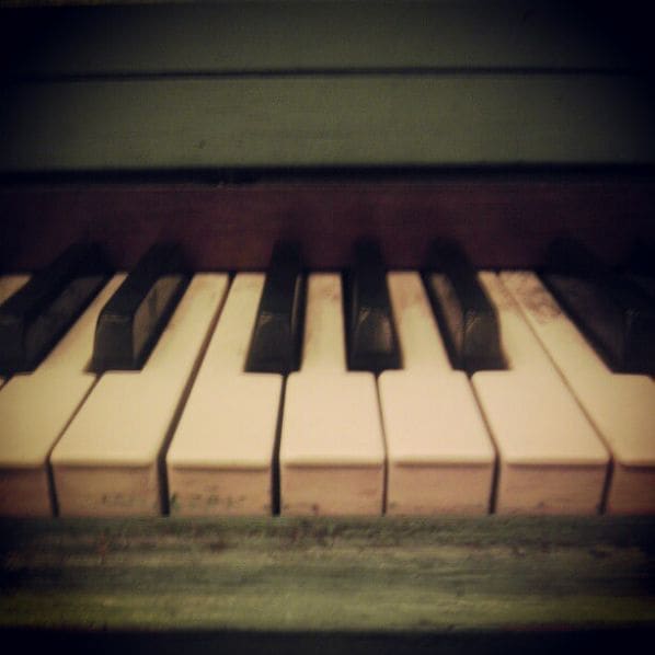 Public piano in Los Angeles, California, United States