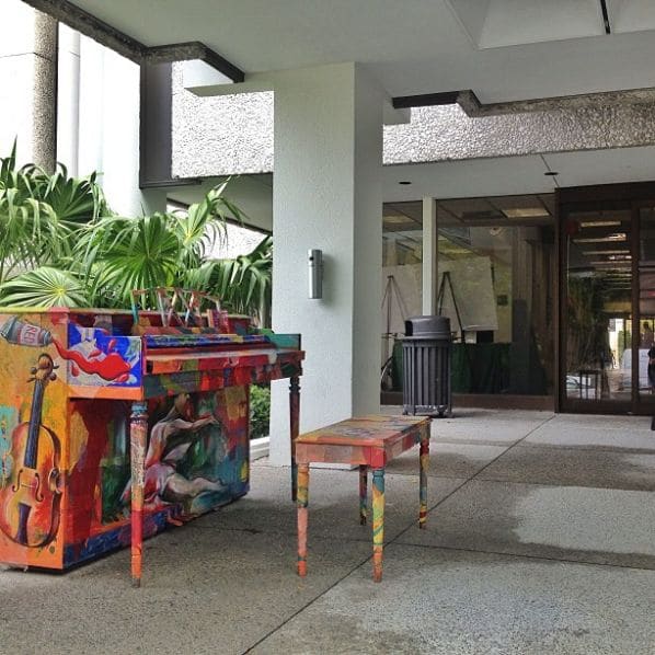 Public piano in Fort Lauderdale, Florida, United States