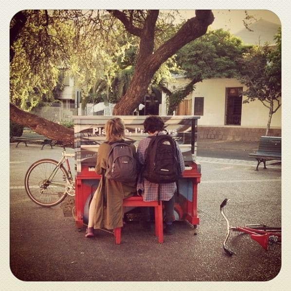 Public piano in Providencia, Santiago Metropolitan Region, Chile