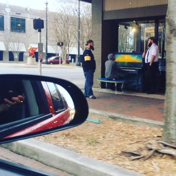 Public piano in Pensacola, Florida, United States