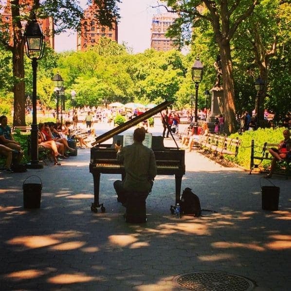 Photo of Washington Square Park at Washington Square Fountain, Washington Square South, Washington Square Village, Manhattan Community Board 2, Manhattan, New York County, New…