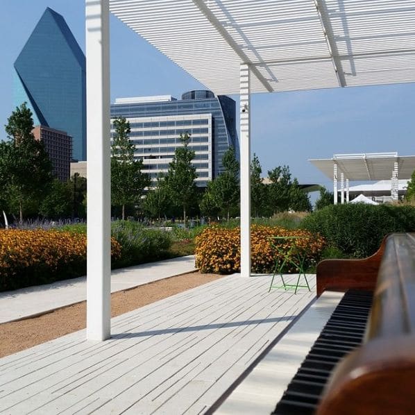Photo of Klyde Warren Park at Woodall Rodgers Freeway, Klyde Warren Park-Arts District PID, Dallas, Dallas County, Texas, 75201, United States