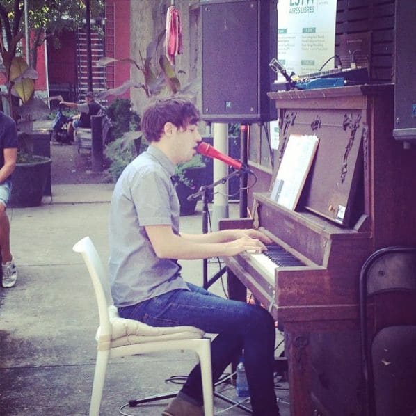 Public piano in Montreal, Quebec, Canada