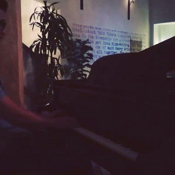 Public piano in Los Angeles, California, United States