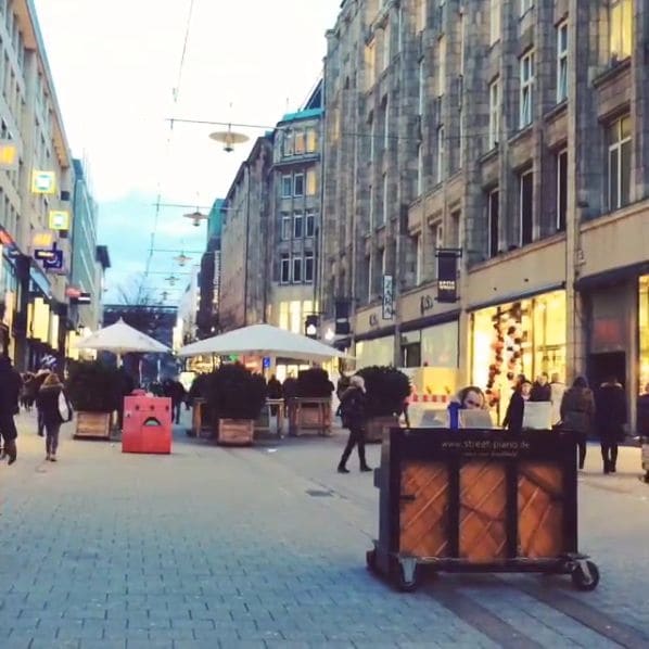 Public piano in Hamburg, Hamburg, Germany